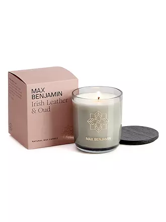 MAX BENJAMIN | Duftkerze CLASSIC COLLECTION 210g Irish Leather & Oud | 
